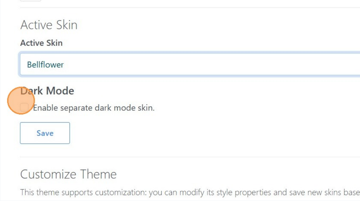 Dark Mode Skin Option
